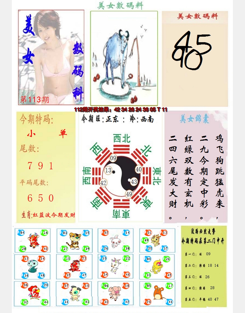 2024113期美女数码料