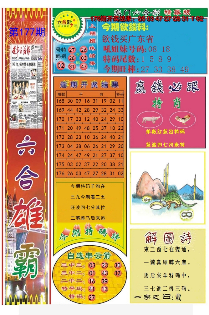 2024177期六合雄霸