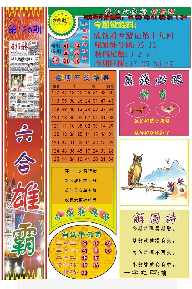 2024126期六合雄霸