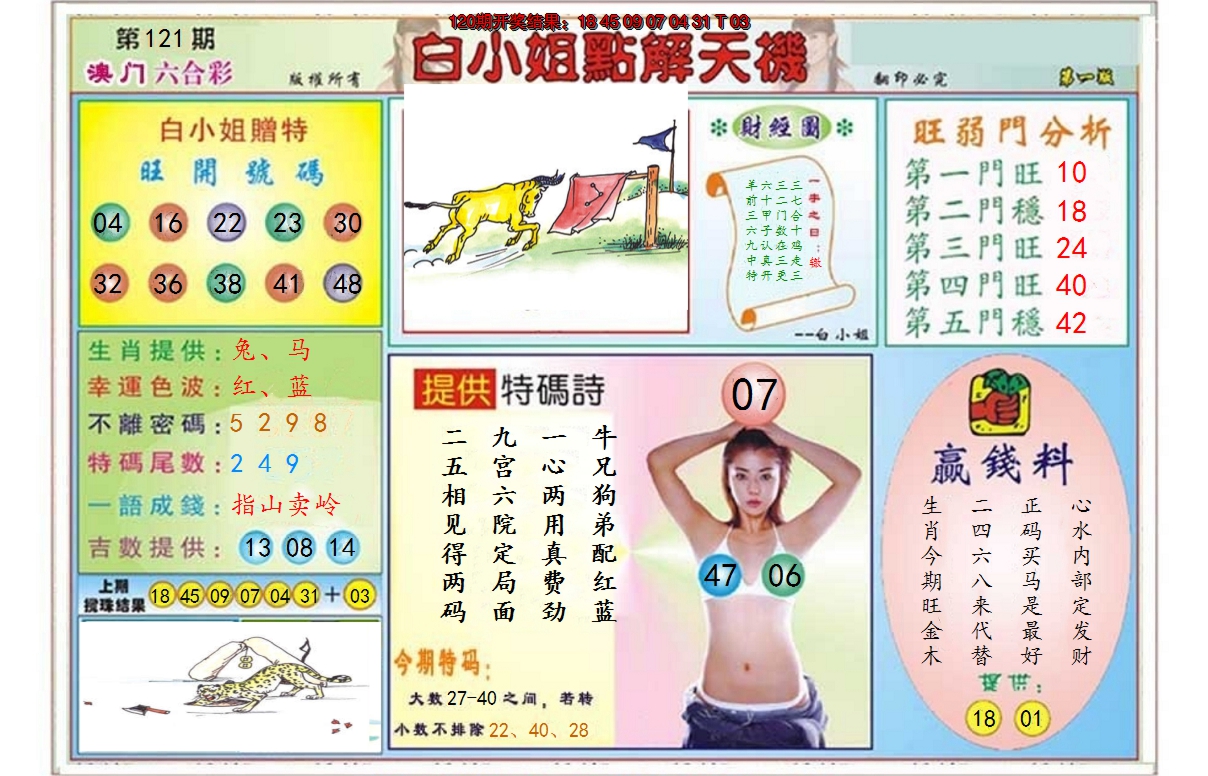 2024121期白小姐点解天机A