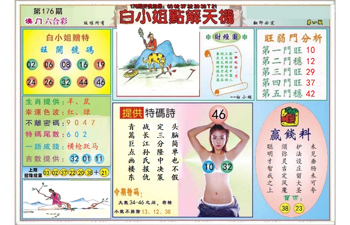2024176期白小姐点解天机A