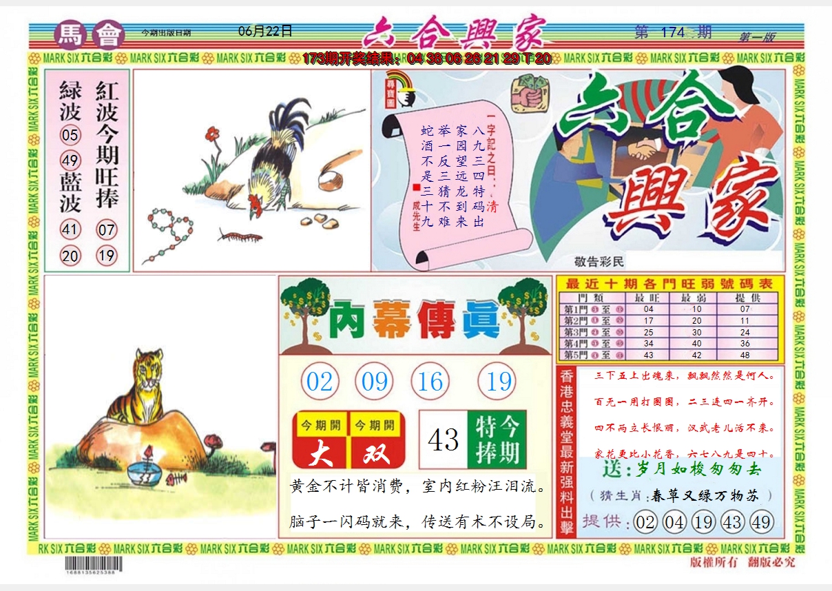 2024174期六合兴家A