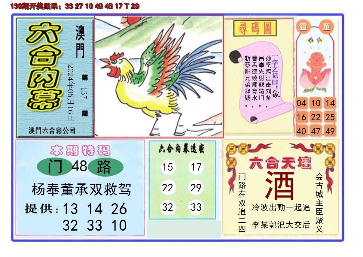 2024137期六合内幕