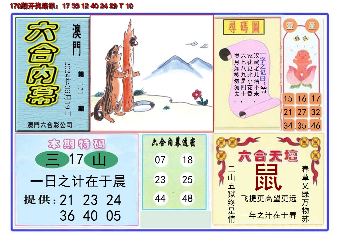 2024171期六合内幕