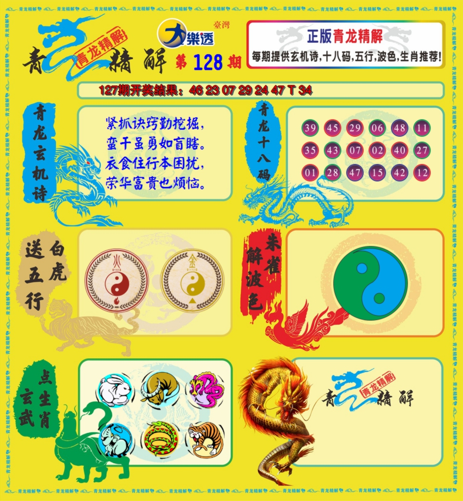 2024128期青龙精解