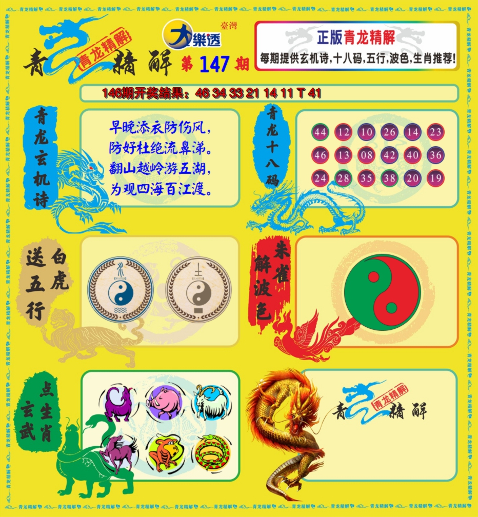 2024147期青龙精解