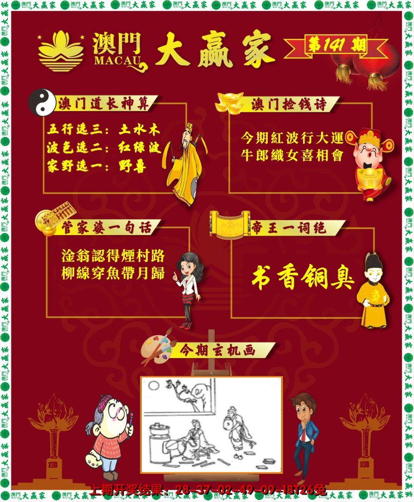 2024141期大赢家
