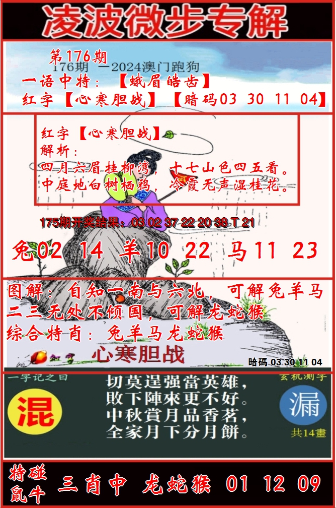 2024176期凌波微步
