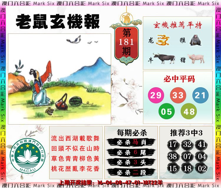2024181期老鼠玄机报