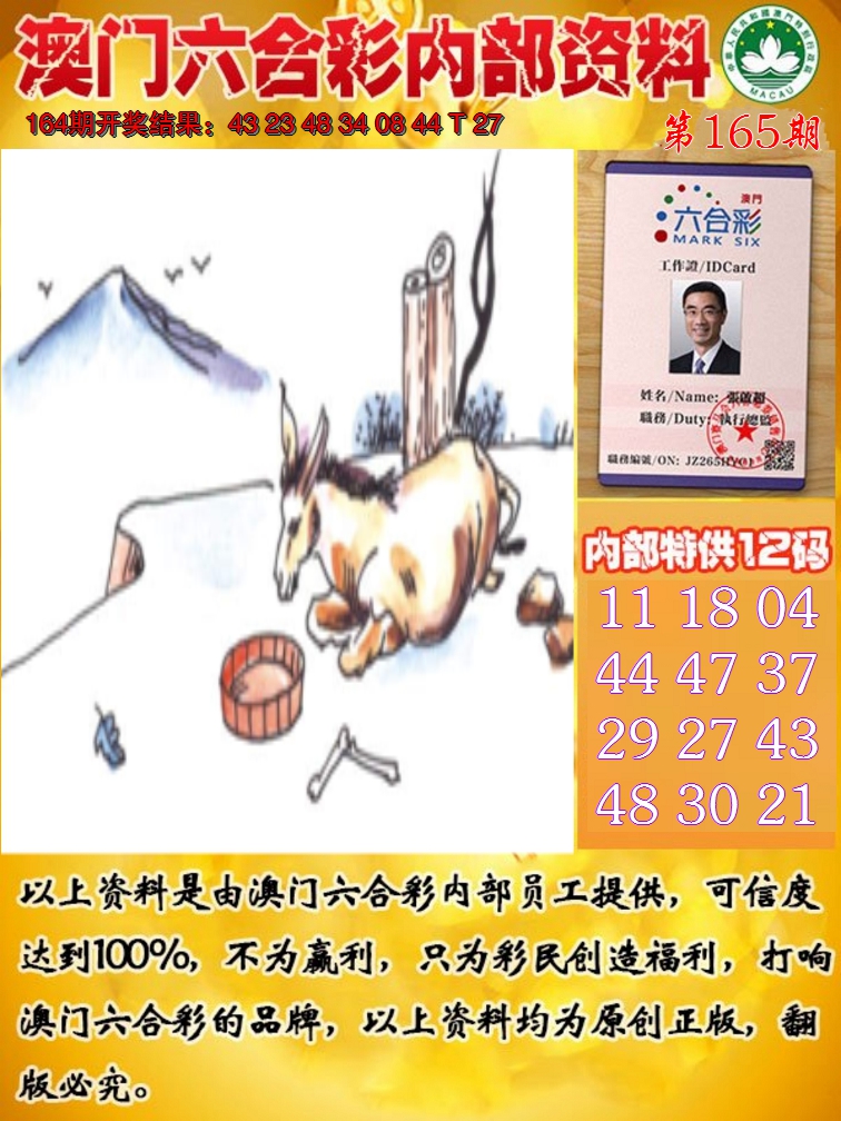2024165期六合内部资料