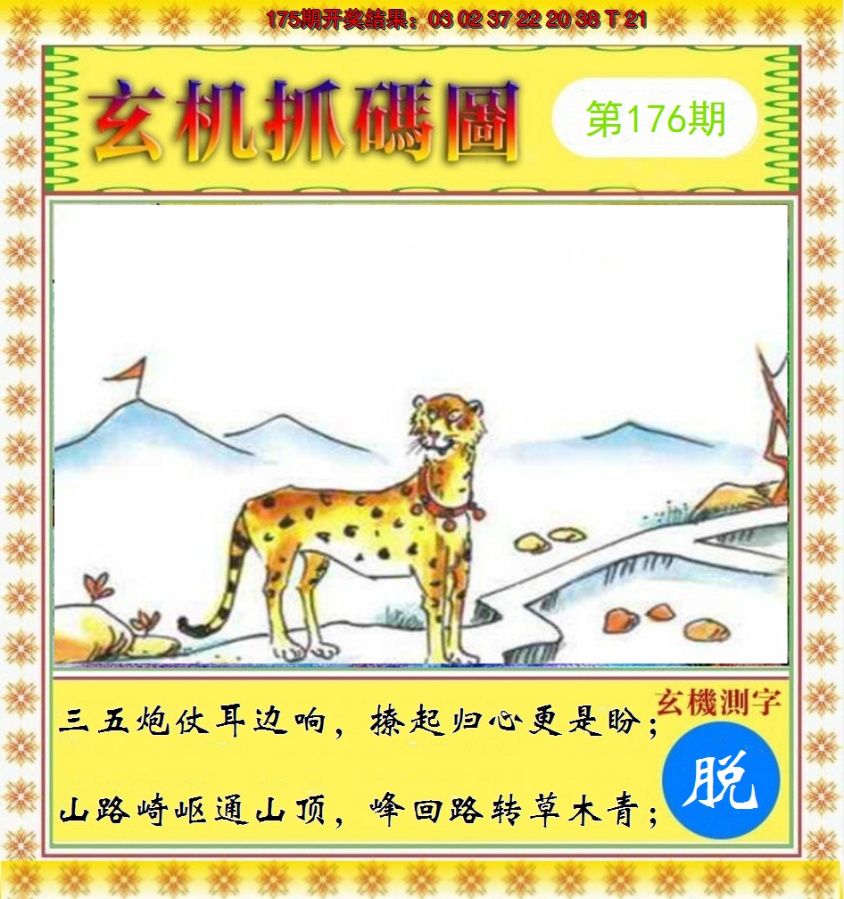 2024176期玄机抓码图