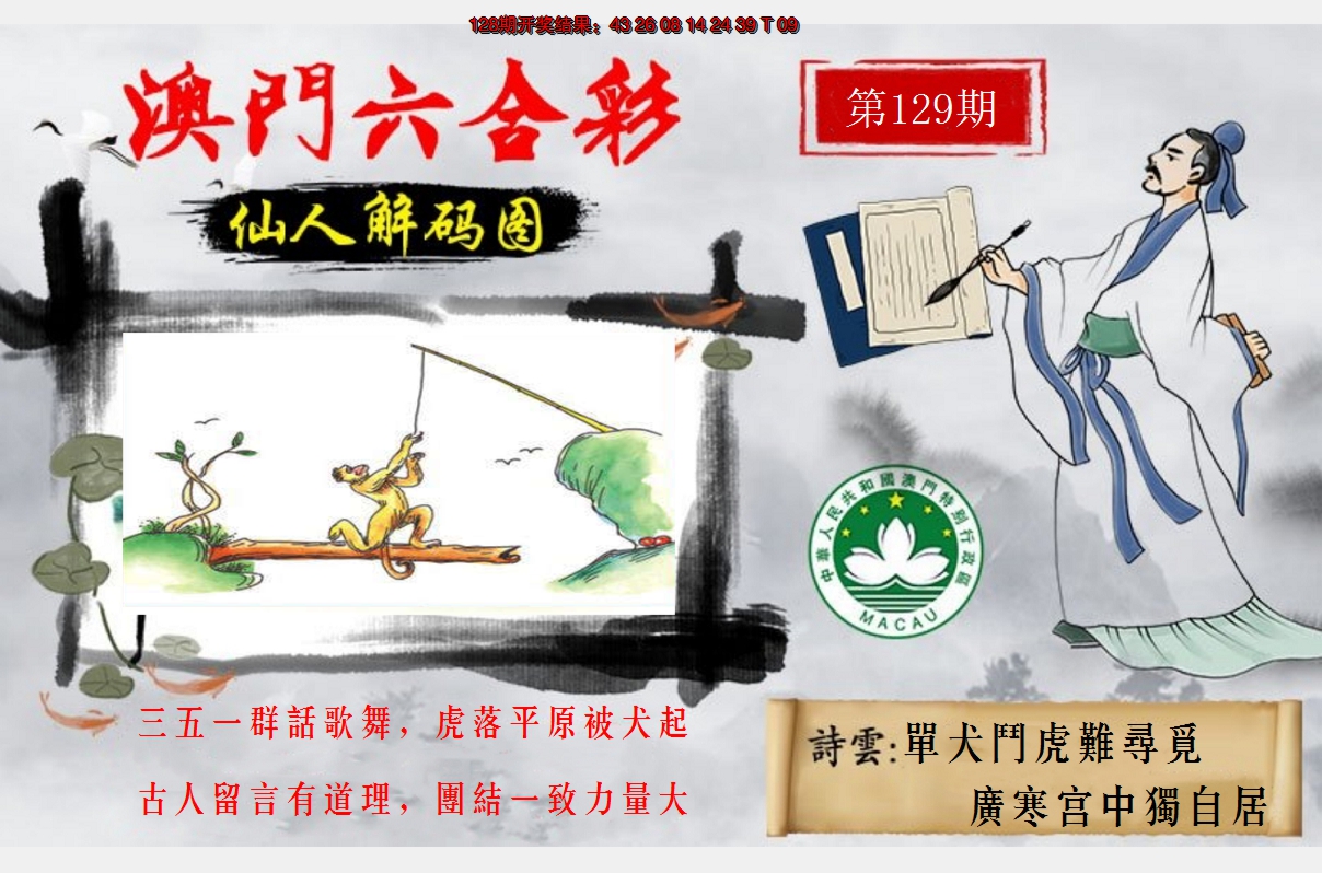 2024129期仙人解码图
