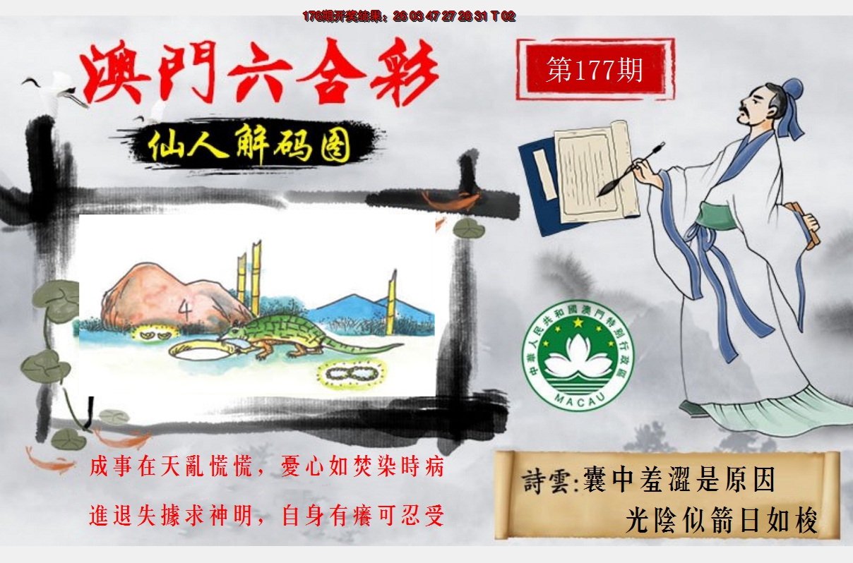 2024177期仙人解码图