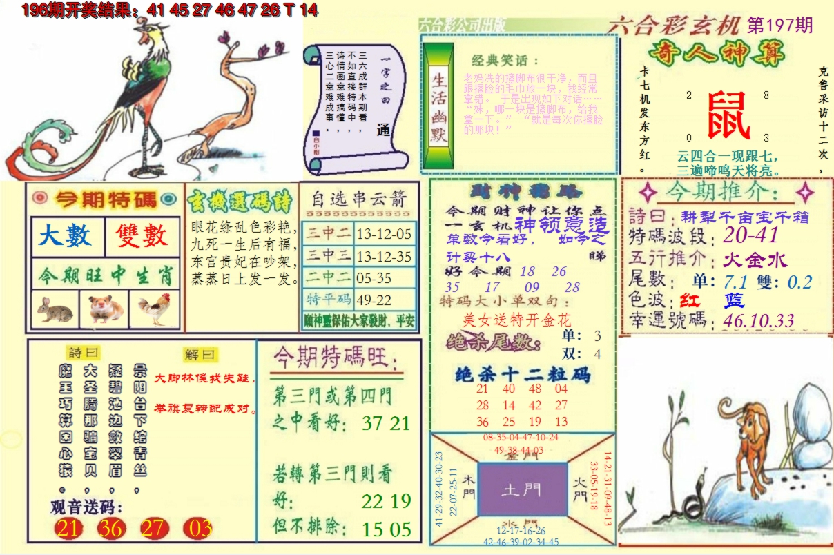 2024197期澳门六合玄机
