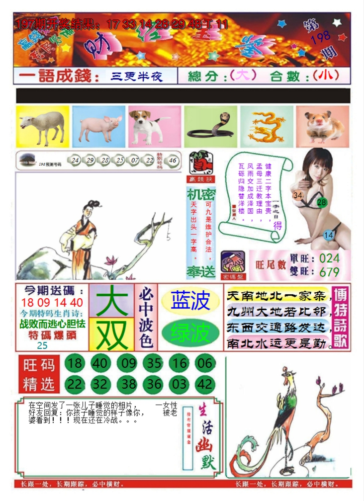 2024198期澳门财经宝鉴