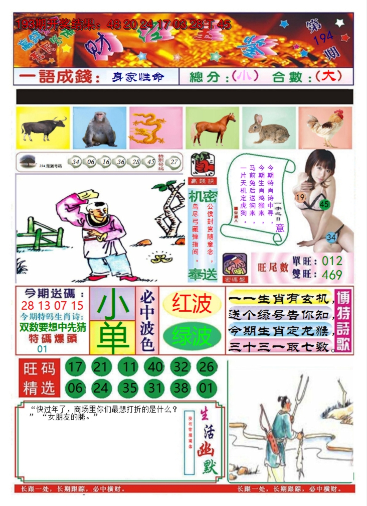 2024194期澳门财经宝鉴