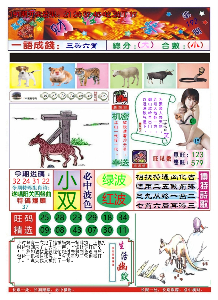 2024192期澳门财经宝鉴