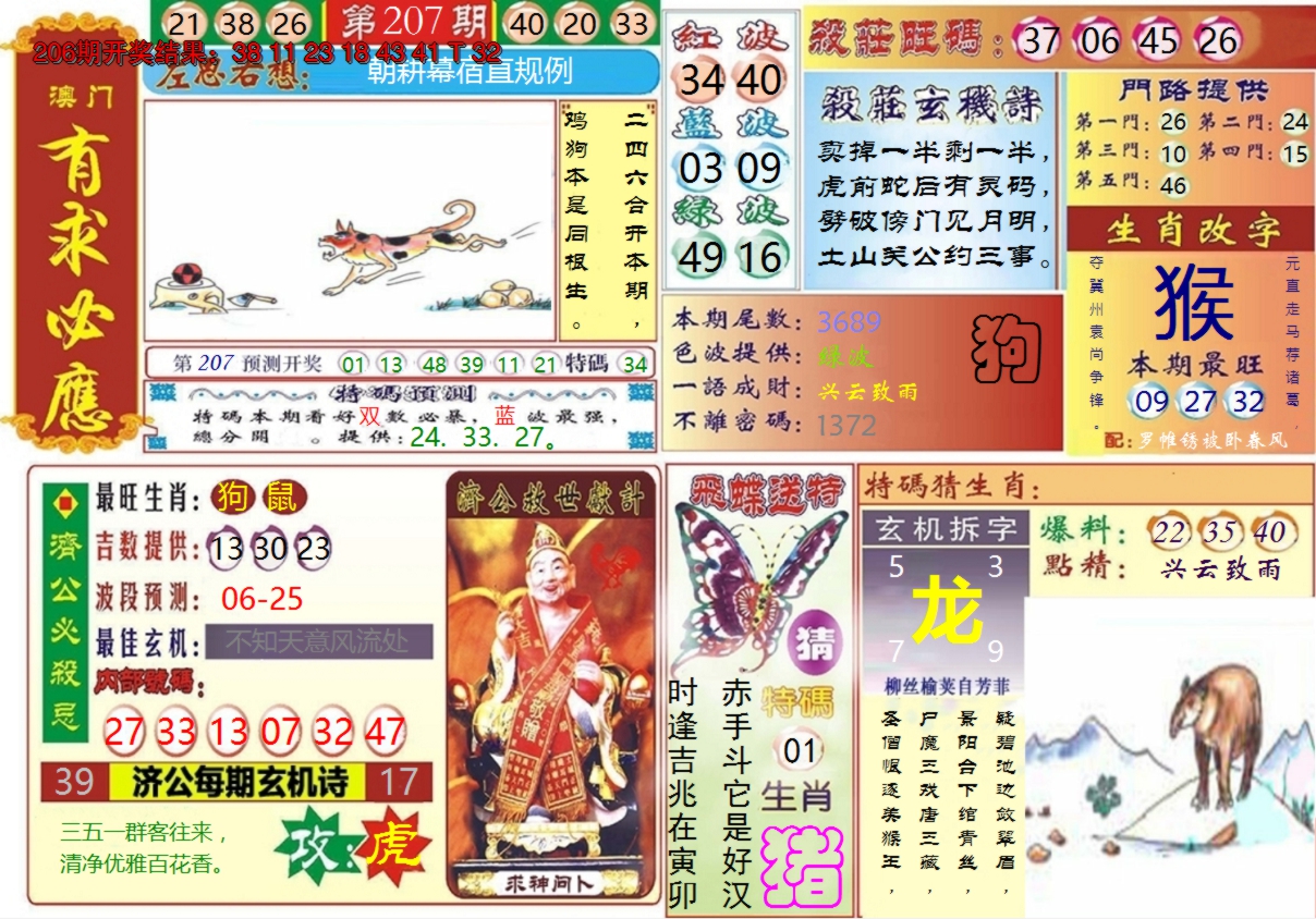 2024207期澳门有求必应