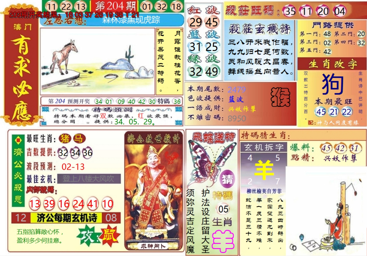 2024204期澳门有求必应