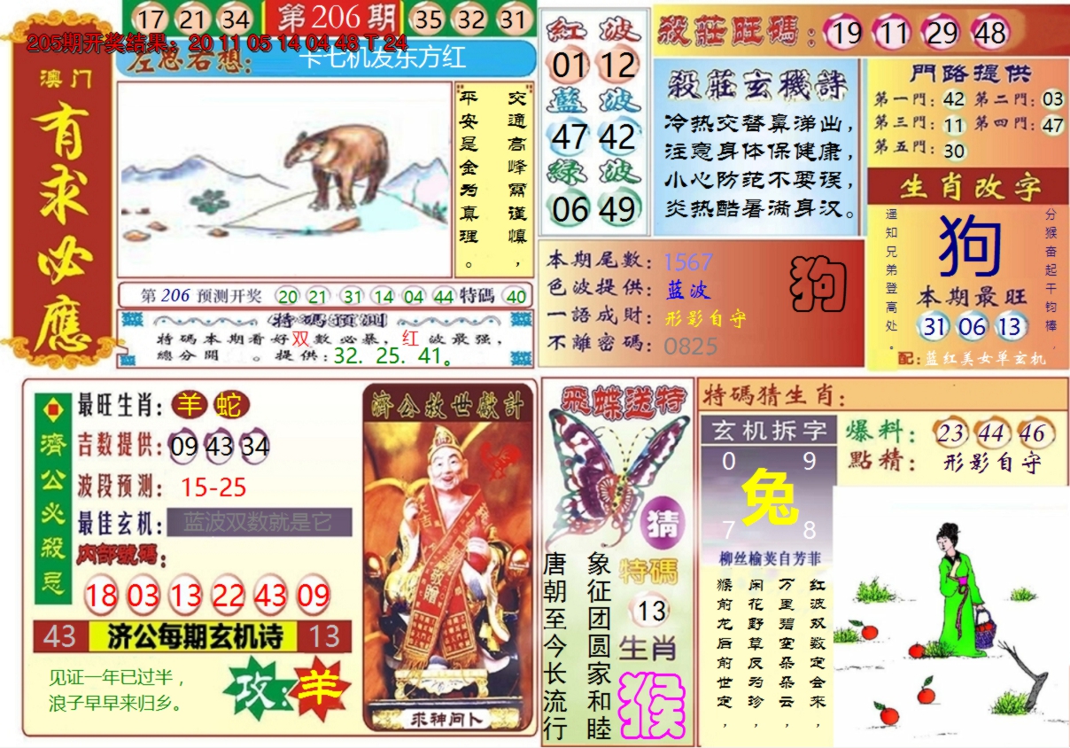 2024206期澳门有求必应