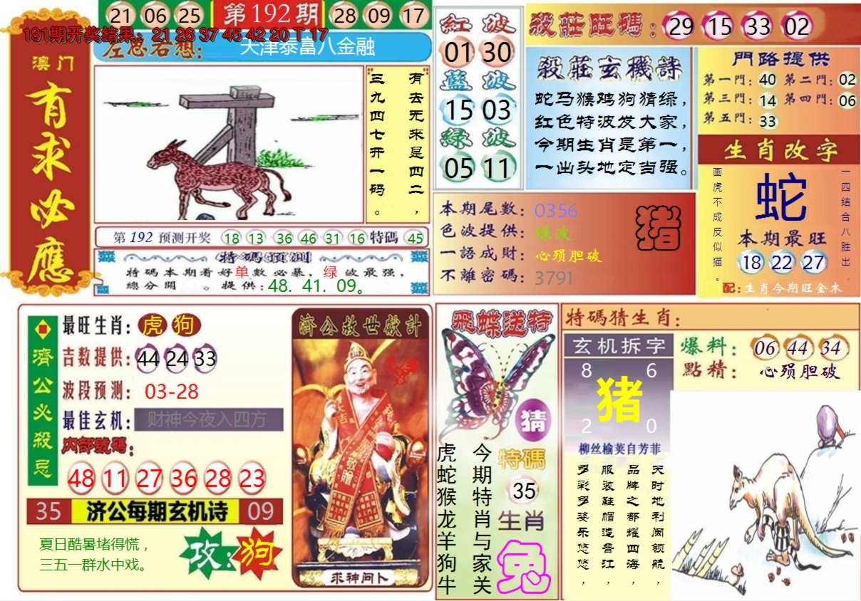 2024192期澳门有求必应