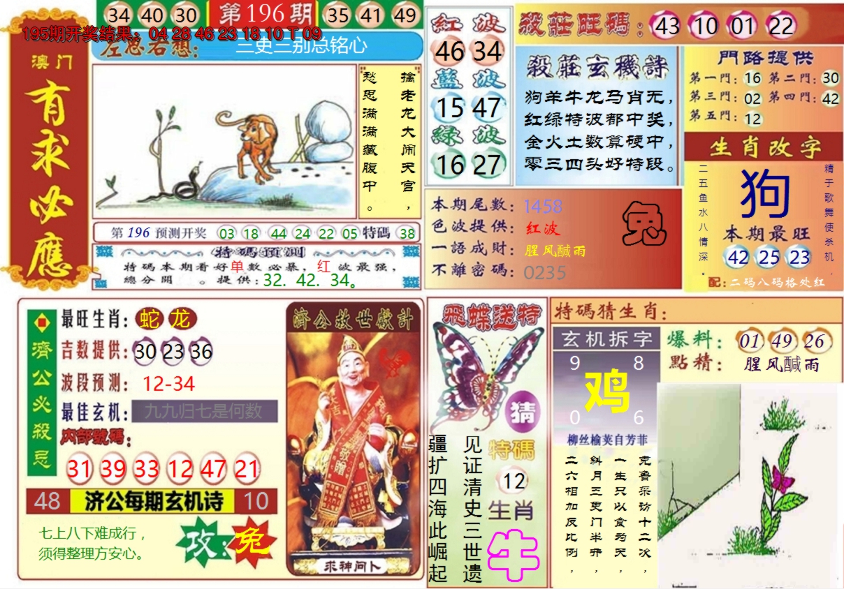 2024196期澳门有求必应