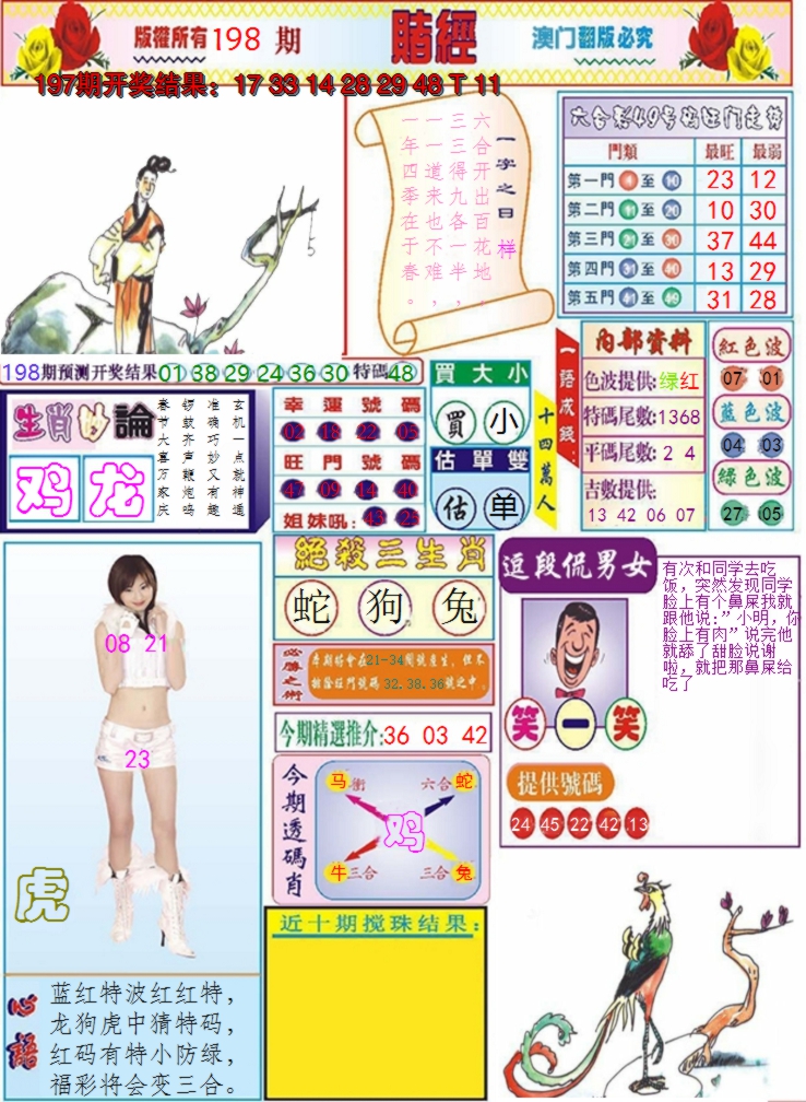 2024198期澳门赌经