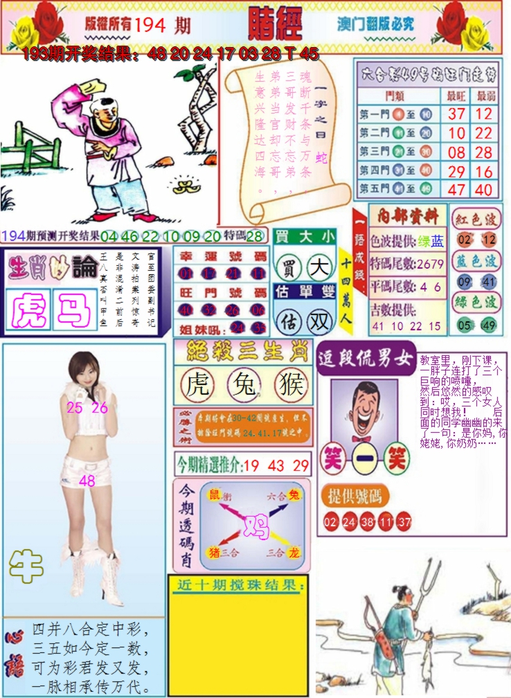 2024194期澳门赌经