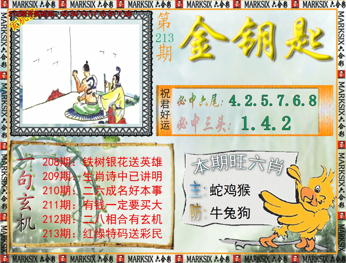 2024213期《澳门金钥匙》