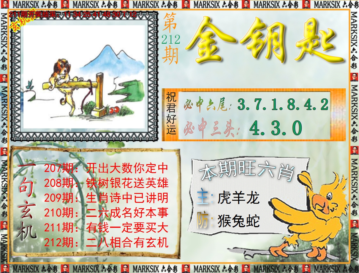 2024212期《澳门金钥匙》