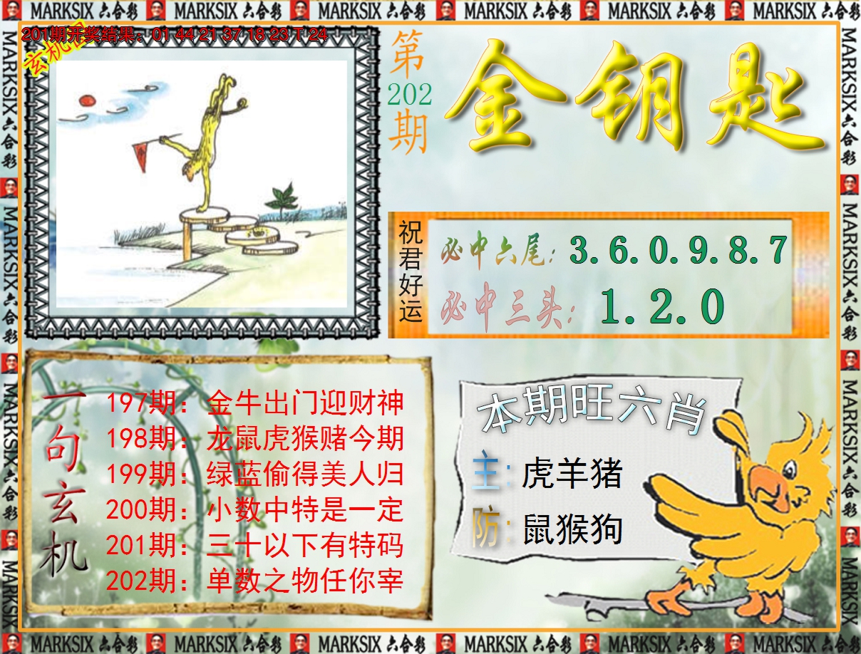2024202期《澳门金钥匙》