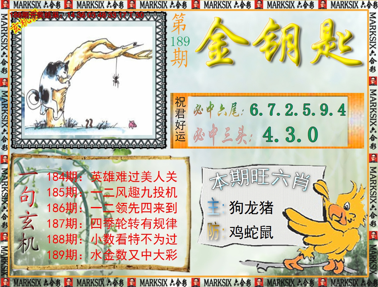 2024189期《澳门金钥匙》