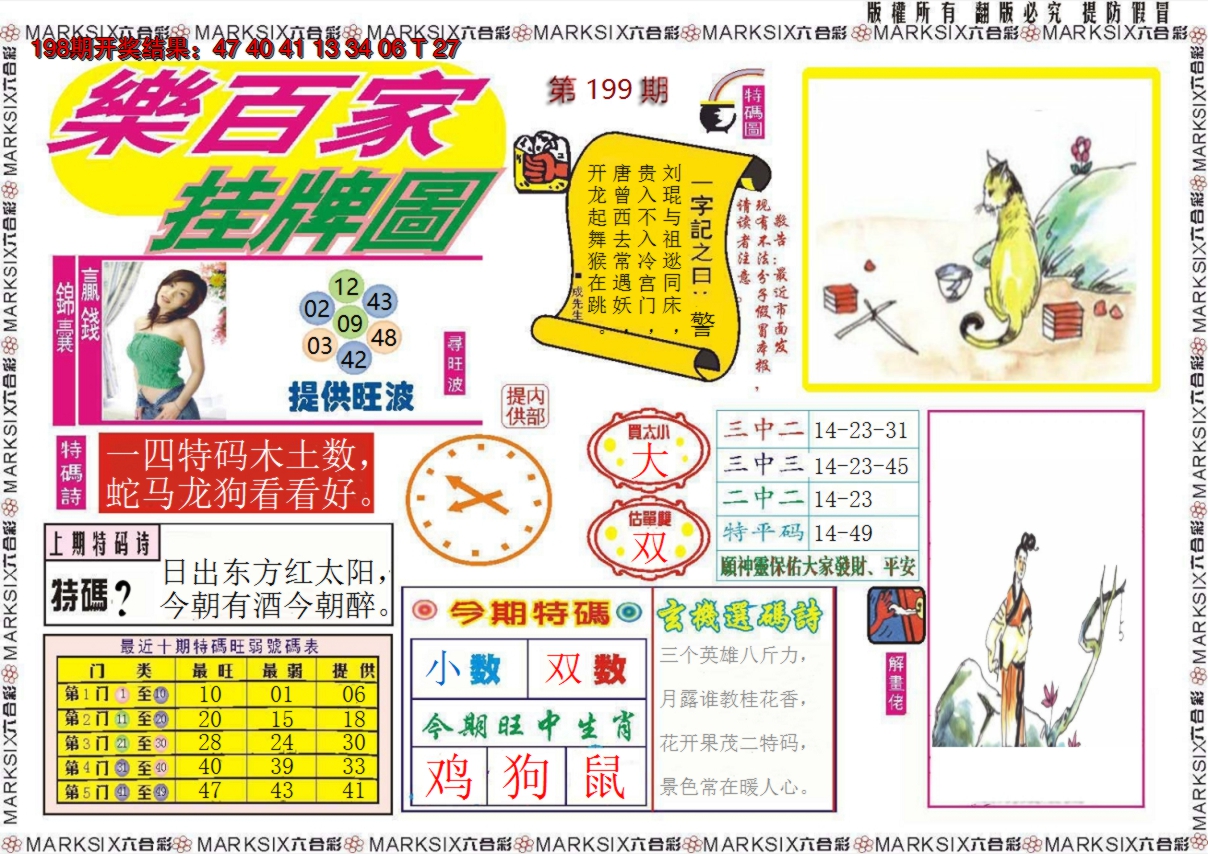 2024199期乐百家挂牌图