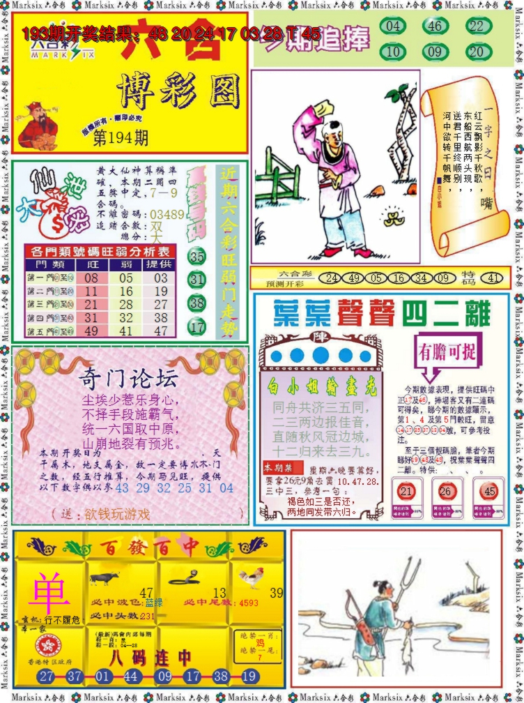 2024194期六合博彩图