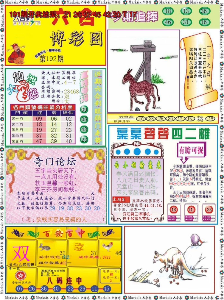 2024192期六合博彩图