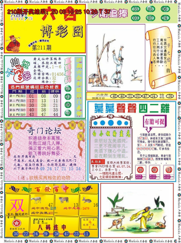 2024211期六合博彩图