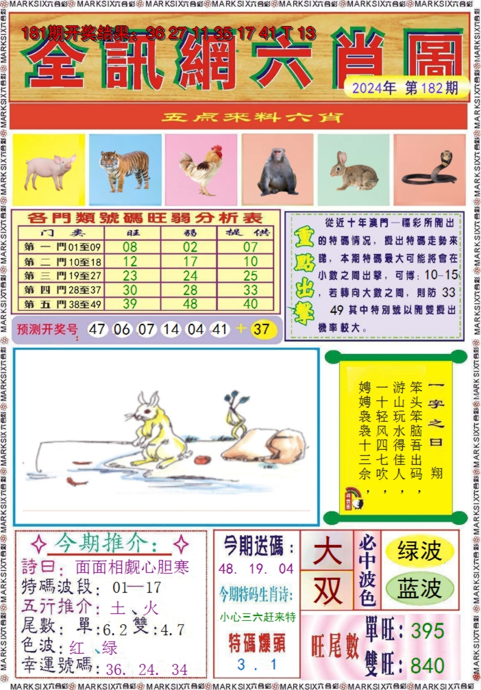 2024182期全讯网六肖图