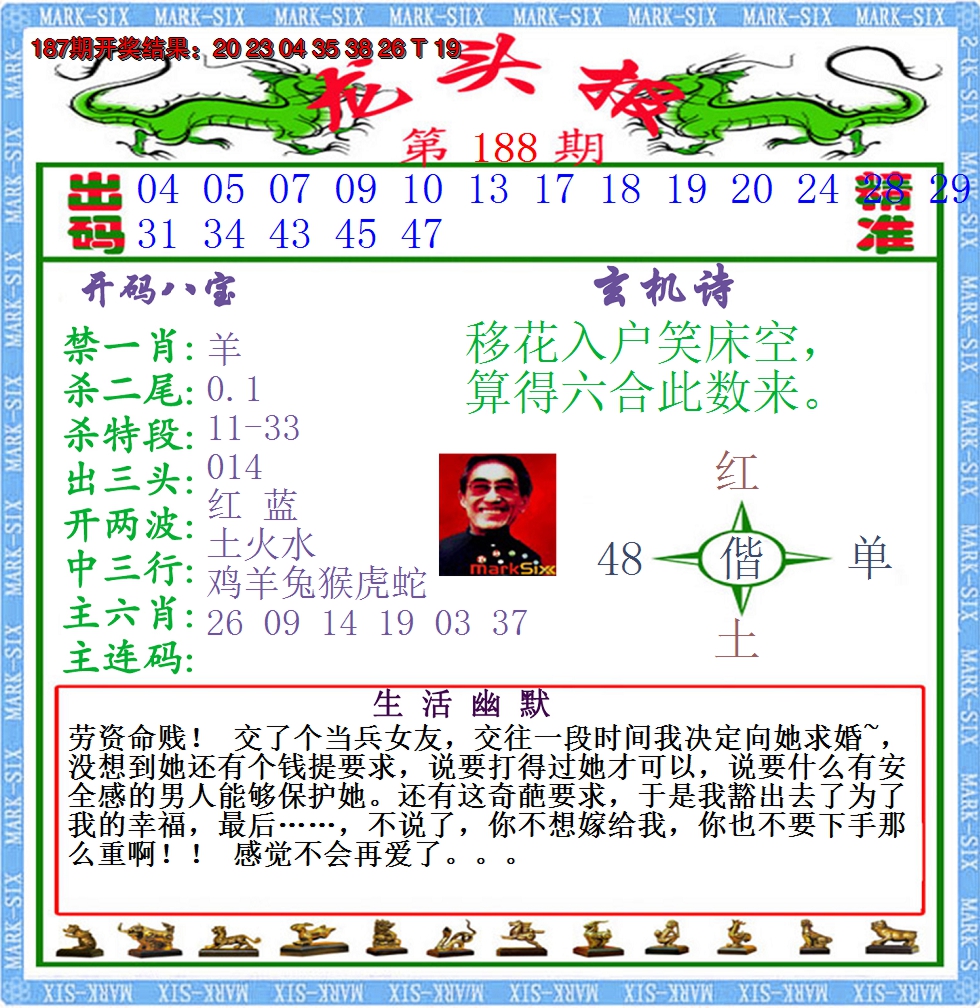 2024188期澳门龙头报