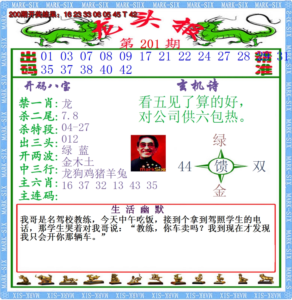 2024201期澳门龙头报