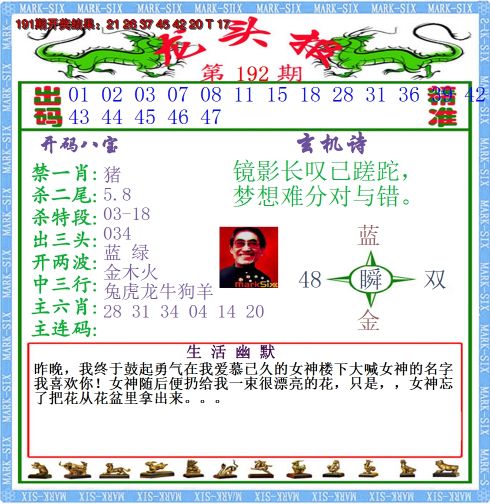 2024192期澳门龙头报