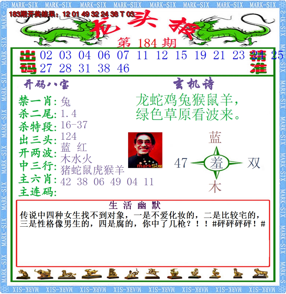 2024184期澳门龙头报