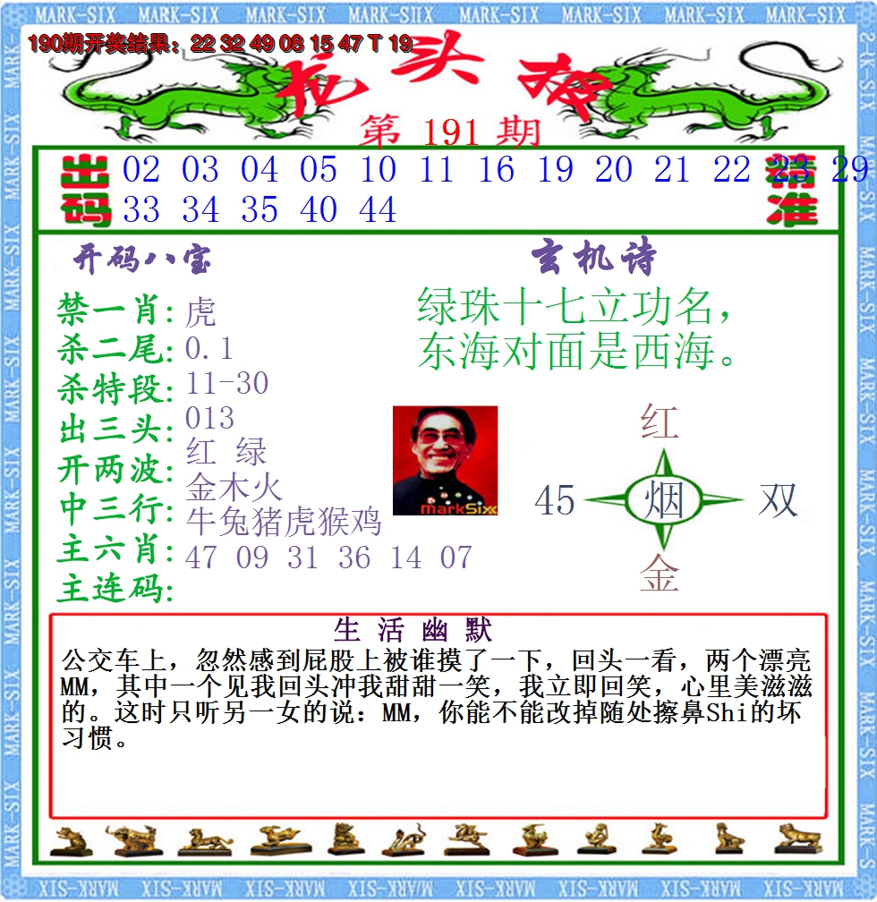 2024191期澳门龙头报