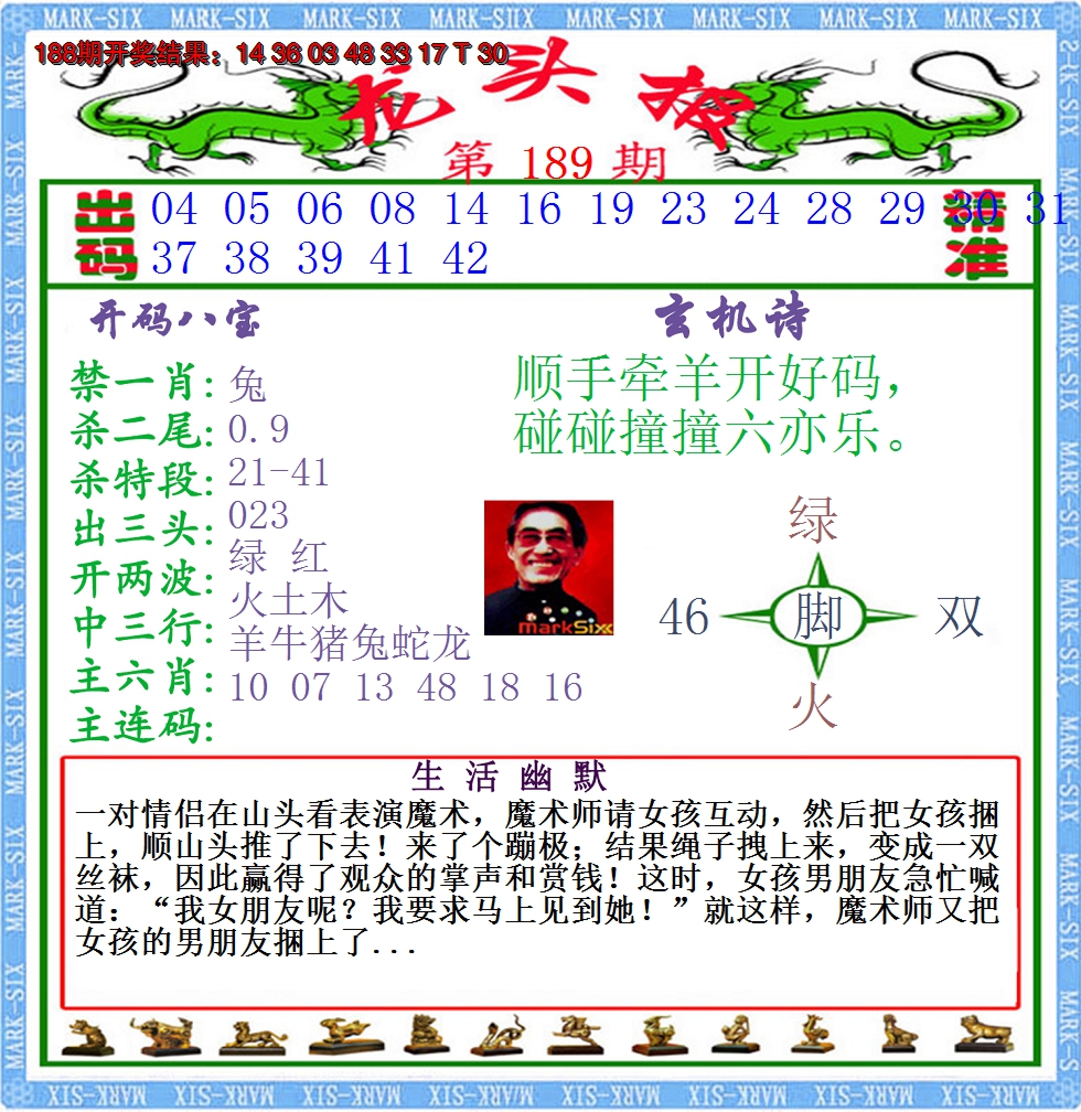 2024189期澳门龙头报
