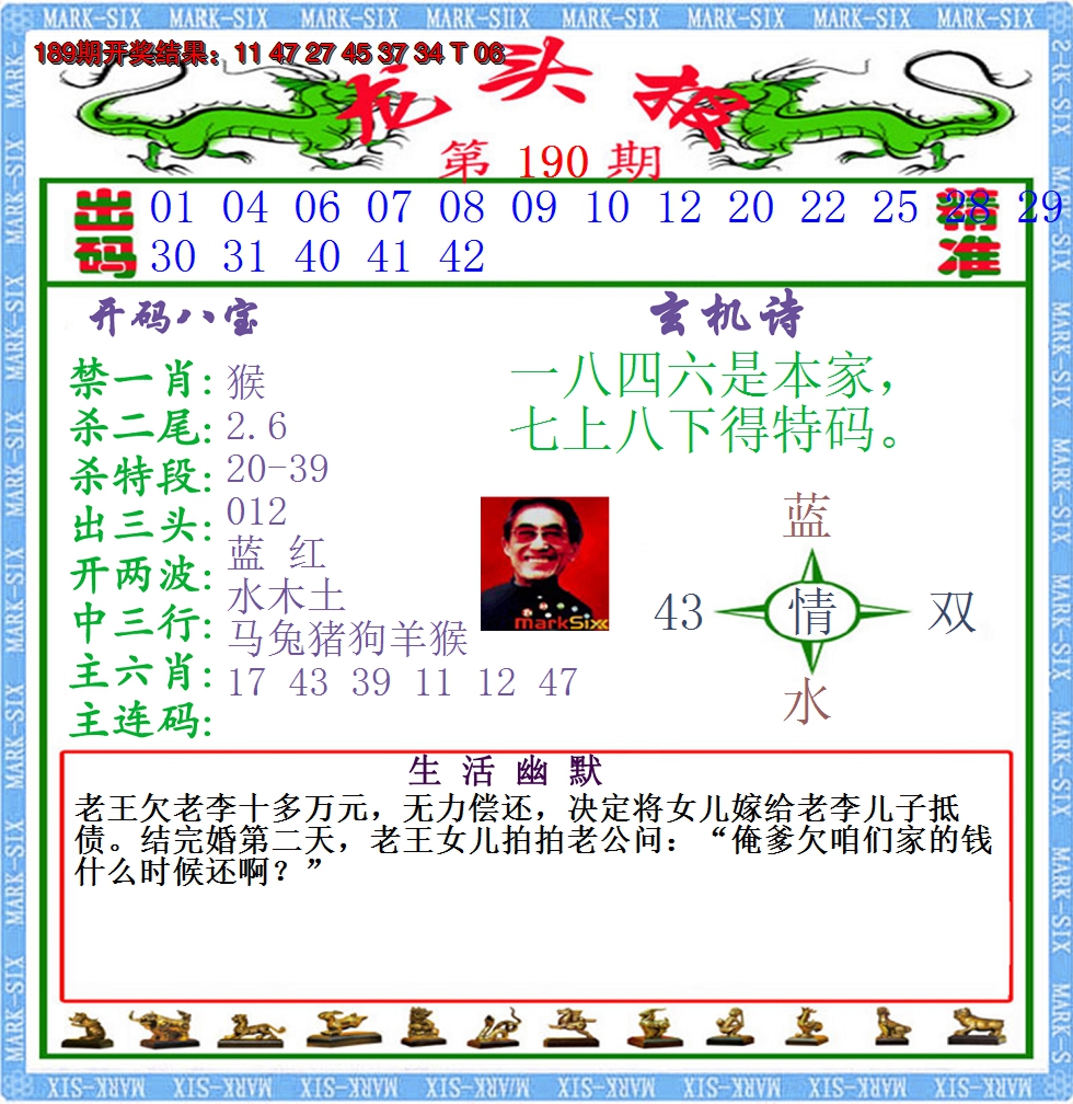 2024190期澳门龙头报