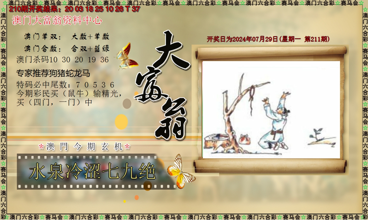 2024211期新大富翁