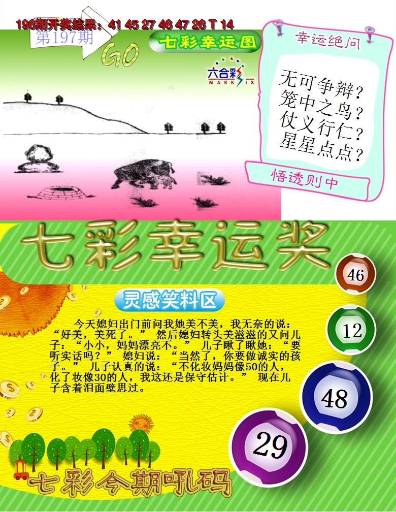 2024197期七彩幸运奖