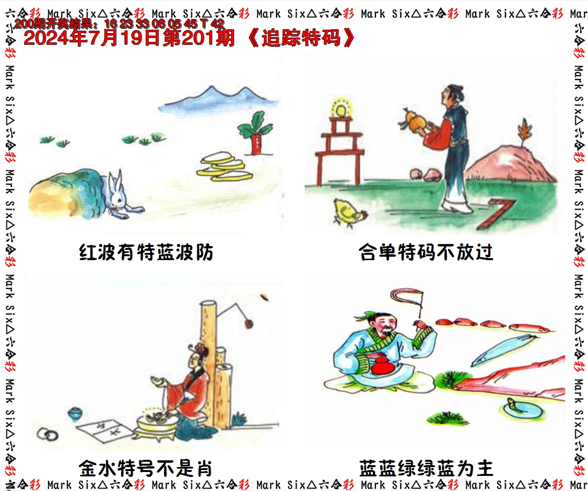 2024201期追踪特码