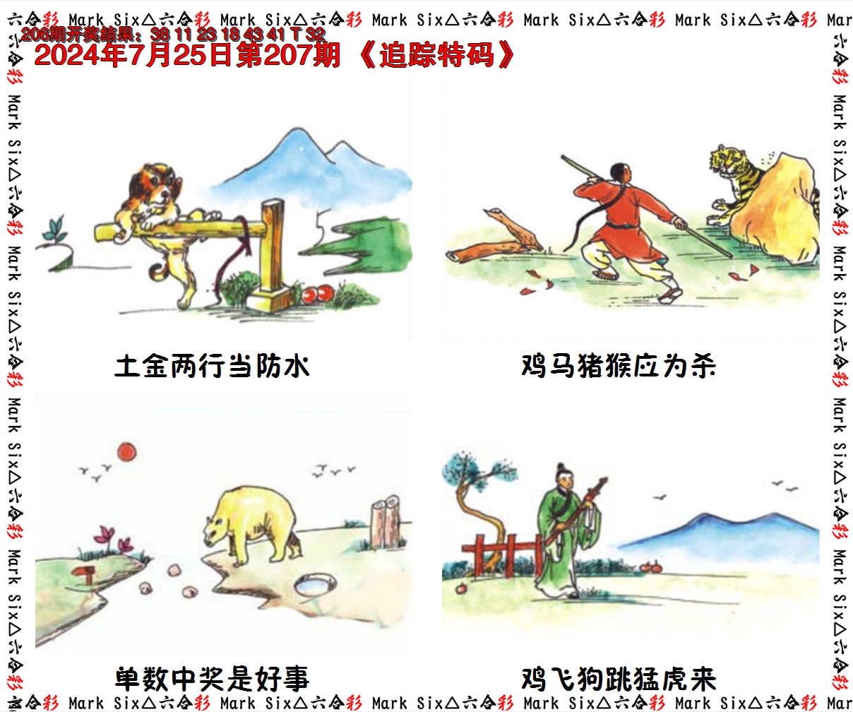 2024207期追踪特码