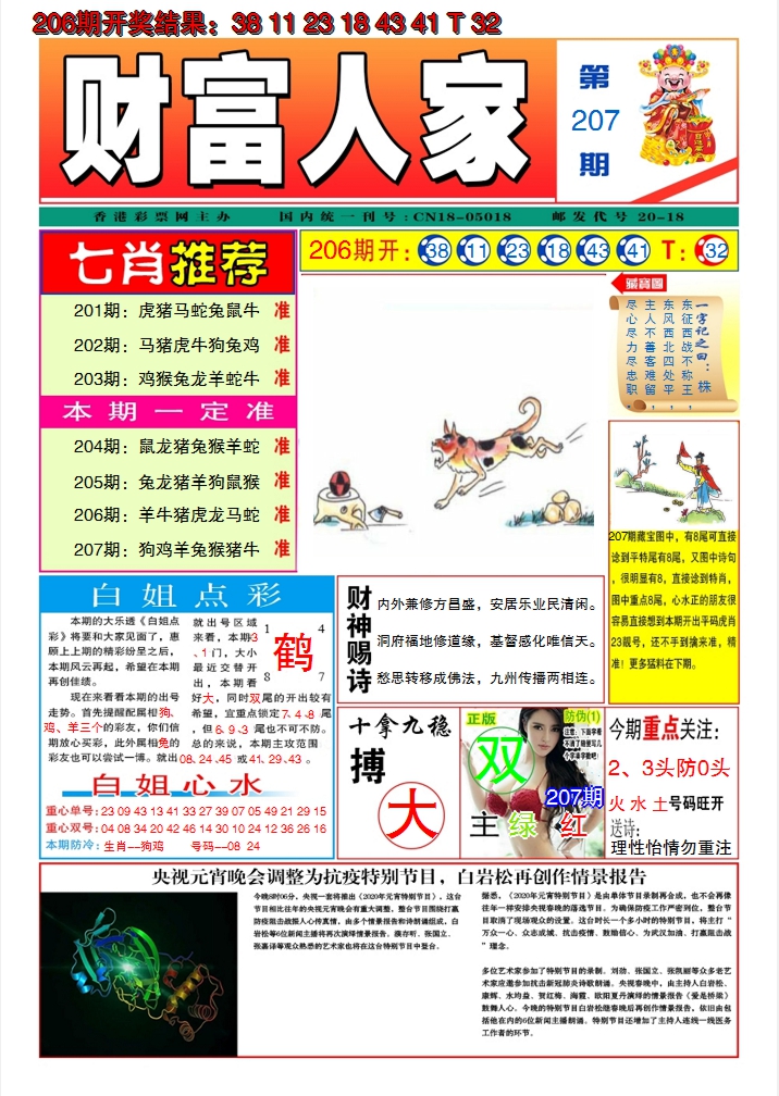2024207期财富人家A