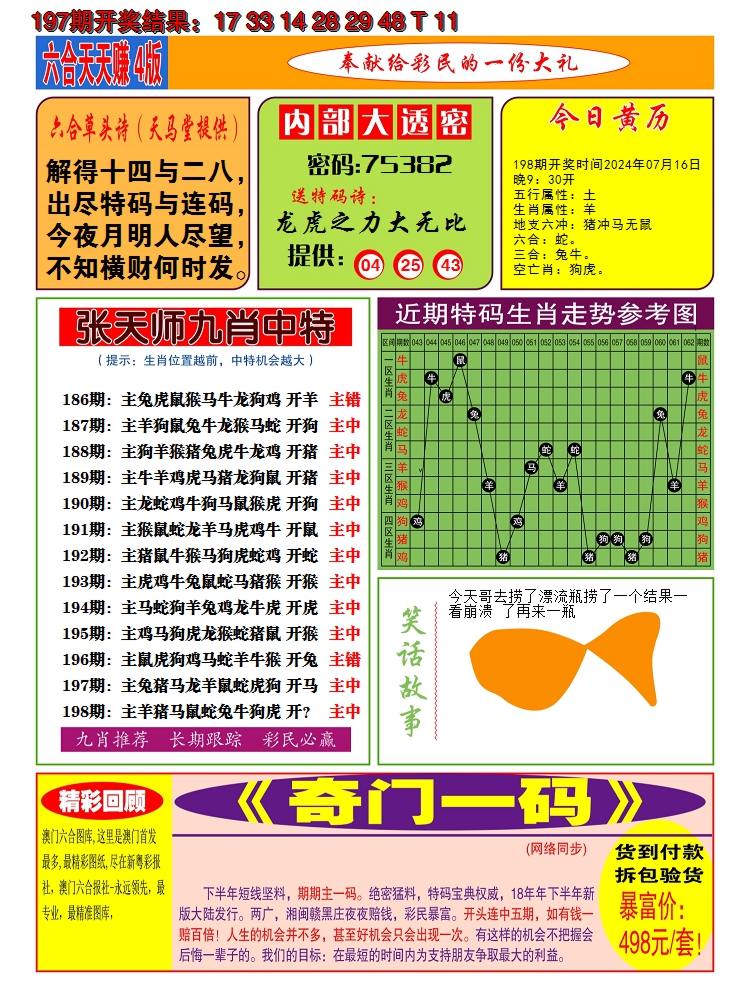 2024198期澳门天天赚C